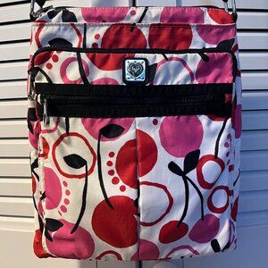 BRIGHTON RARE CHERRY PRINT ART PURSE